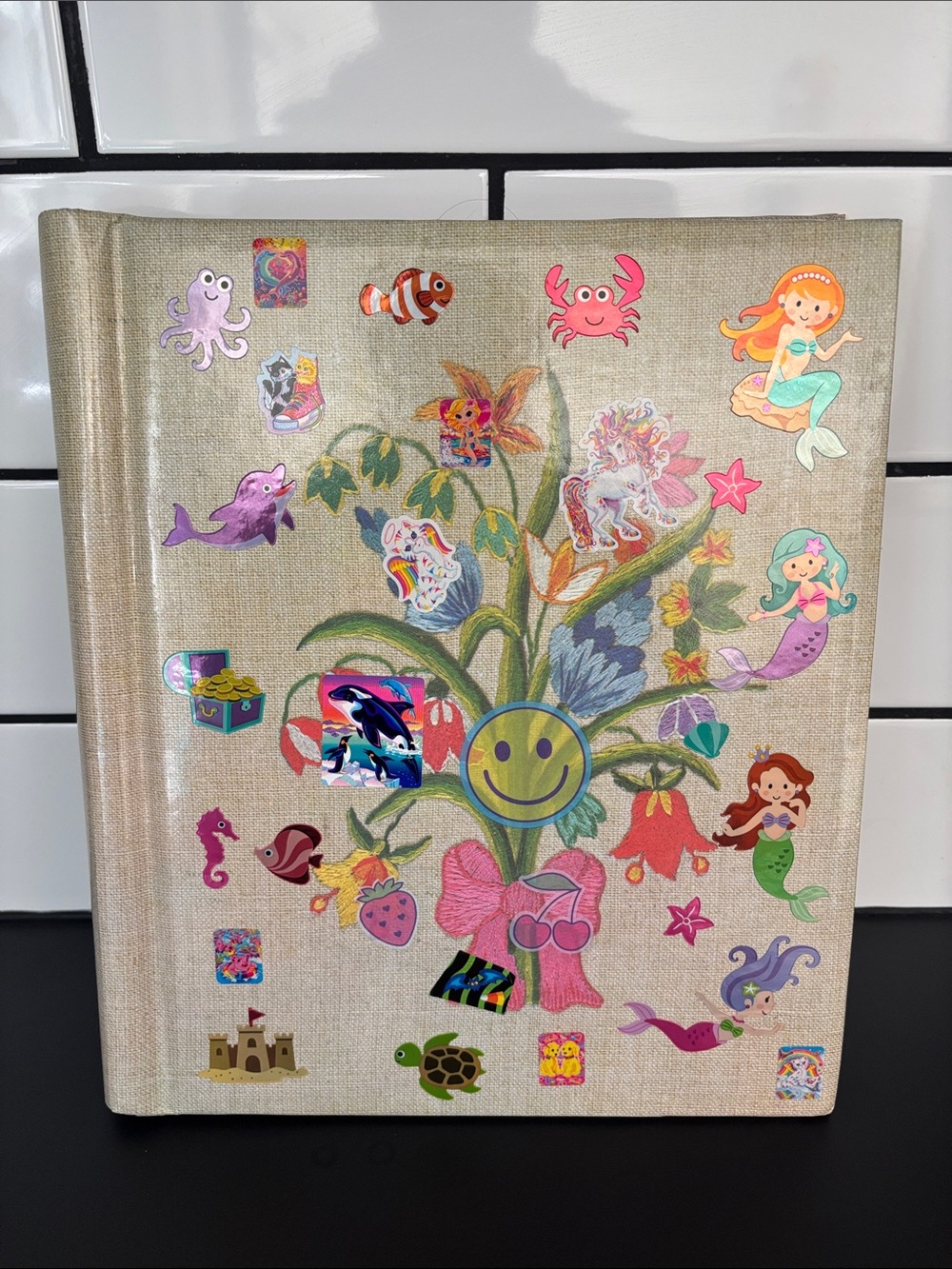 Vintage 80’s & 90’s Sticker Album LOADED With Stickers